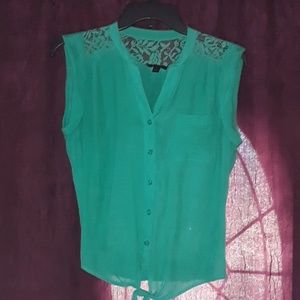 Green jrs top by Mine